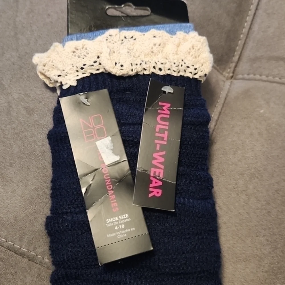 [No Boundaries] Horizontal Stitch Leg Warmer